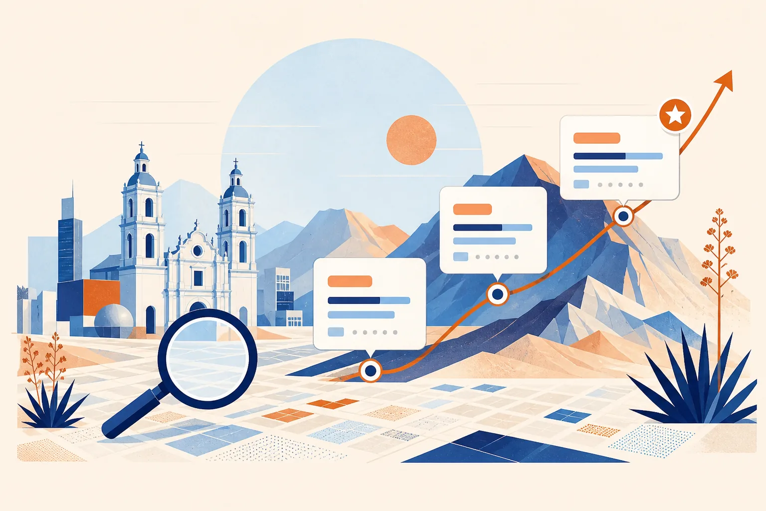 Posicionamiento web en Chihuahua 4 Ilustración de posicionamiento orgánico en Chihuahua