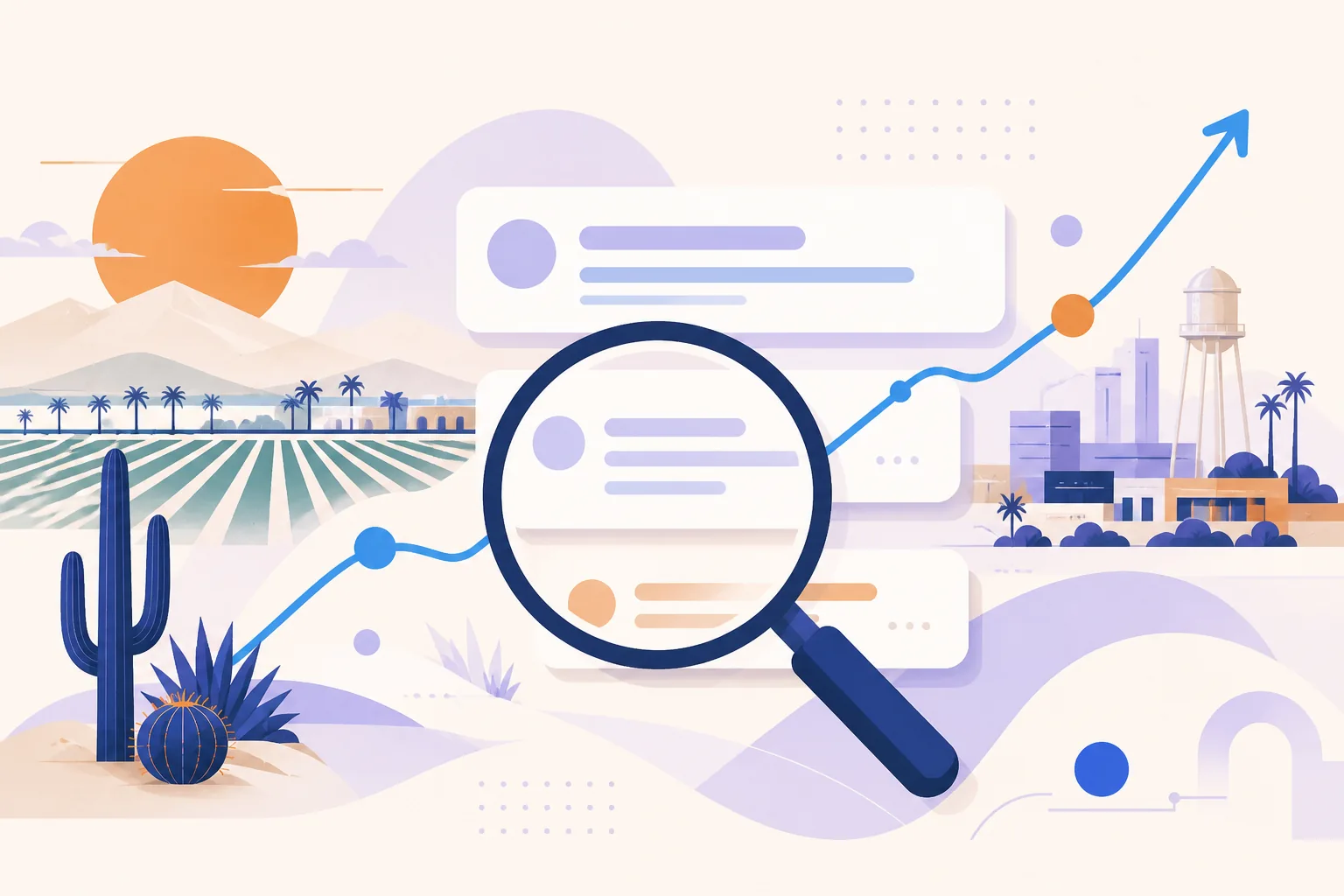 Agencia SEO en Mexicali 4 Ilustración de posicionamiento orgánico en Mexicali