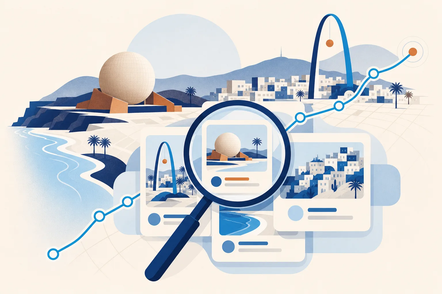 Agencia SEO en Tijuana 4 Ilustración de posicionamiento orgánico en Tijuana