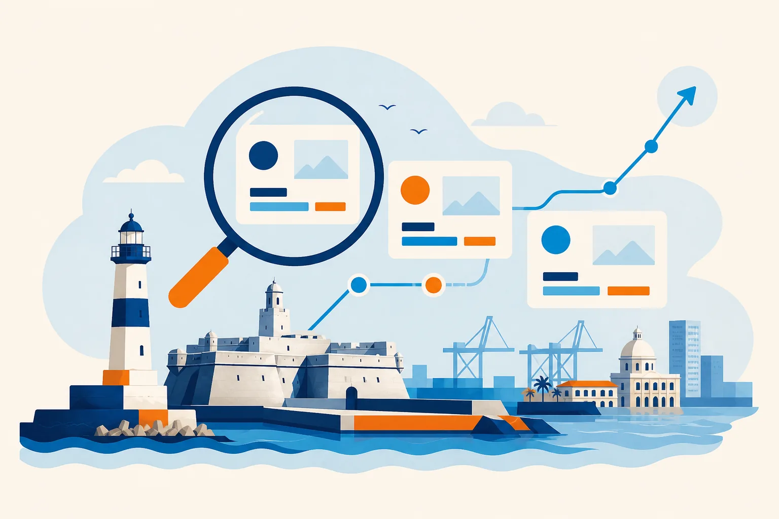 Agencia SEO en Veracruz 4 Ilustración de posicionamiento orgánico en Veracruz