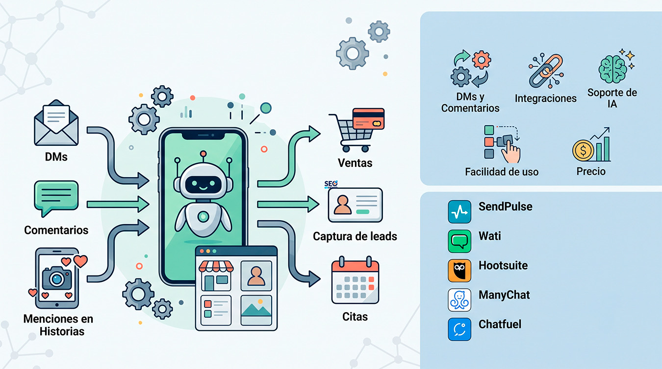 Cómo automatizar conversaciones de Instagram con un chatbot: 5 plataformas con reseñas y precios